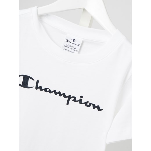 T-shirt z nadrukiem z logo Champion 176 Peek&Cloppenburg  wyprzedaż