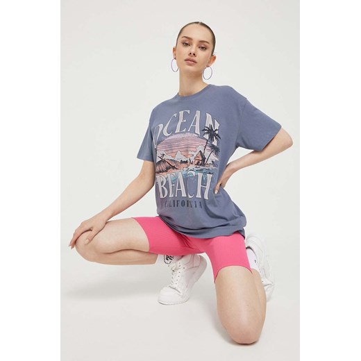 Bluzka damska Hollister Co. na wiosnę z nadrukami