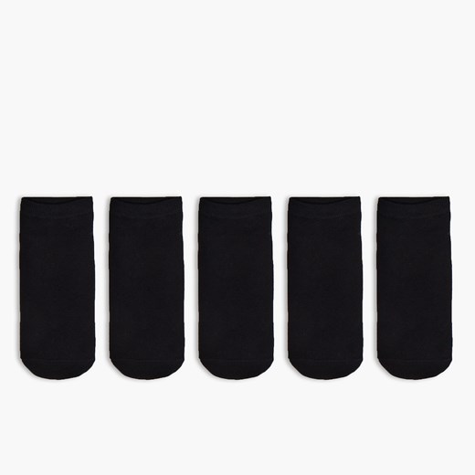 Cropp - 5 pack skarpet basic - czarny ze sklepu Cropp w kategorii Skarpetki męskie - zdjęcie 160217052