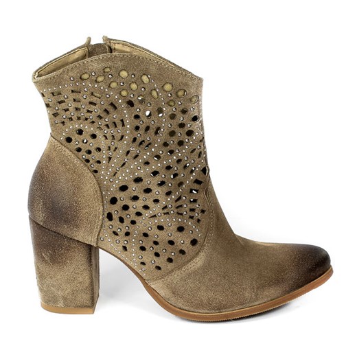 Botki Exquisite 1300 Taupe Welur. Exquisite 38 okazja EuroButy.com.pl