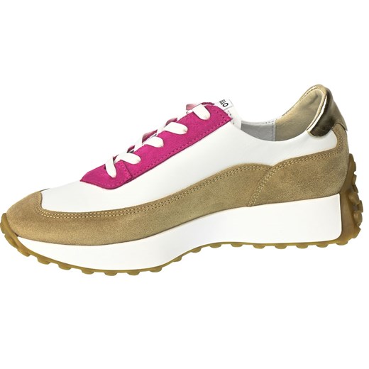 Biało Różowe Skórzane Sneakersy Chebello 3081 059 091 S256 Chebello 37 EuroButy.com.pl okazyjna cena