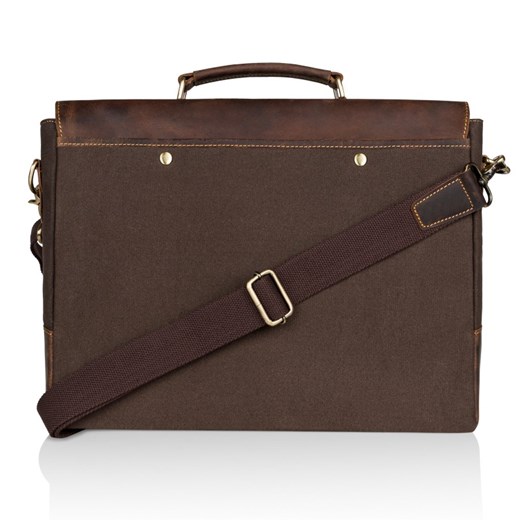 Torba Męska Na Ramię Brązowa Paolo Peruzzi T-07-Br Paolo Peruzzi one size Paolo Peruzzi