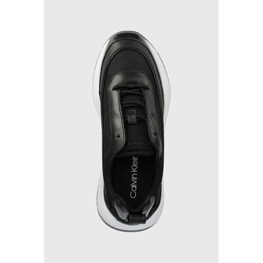 Calvin Klein buty sportowe damskie sneakersy sznurowane na platformie 