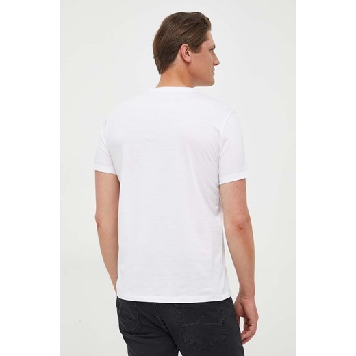 Armani Exchange t-shirt bawełniany kolor biały z nadrukiem Armani Exchange XXL ANSWEAR.com