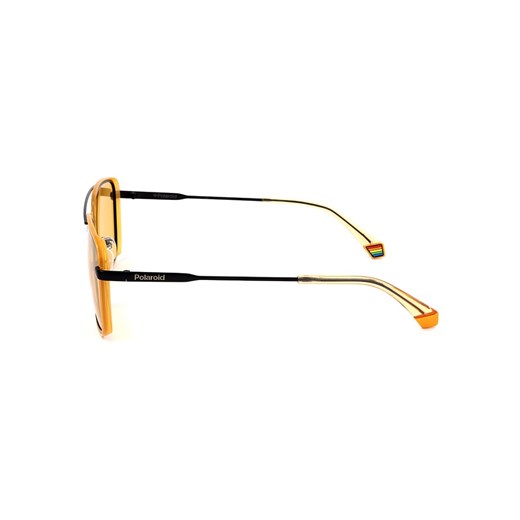 Polaroid Męskie okulary przeciwsłoneczne w kolorze czarno-żółtym Polaroid 56 Limango Polska promocja