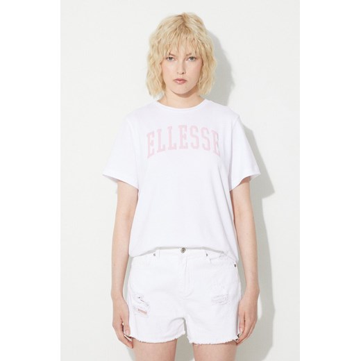 Ellesse t-shirt bawełniany kolor biały Ellesse L ANSWEAR.com