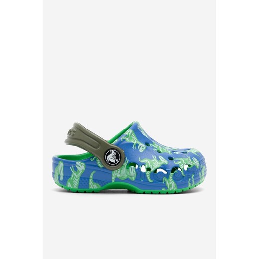 Klapki basenowe Crocs BAYA GRAPHIC CLOG T 206814-4LB ze sklepu ccc.eu w kategorii Klapki dziecięce - zdjęcie 160306882