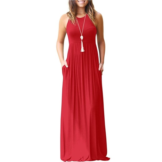 Sukienka KARDAMONA RED ze sklepu Ivet Shop w kategorii Sukienki - zdjęcie 160316024