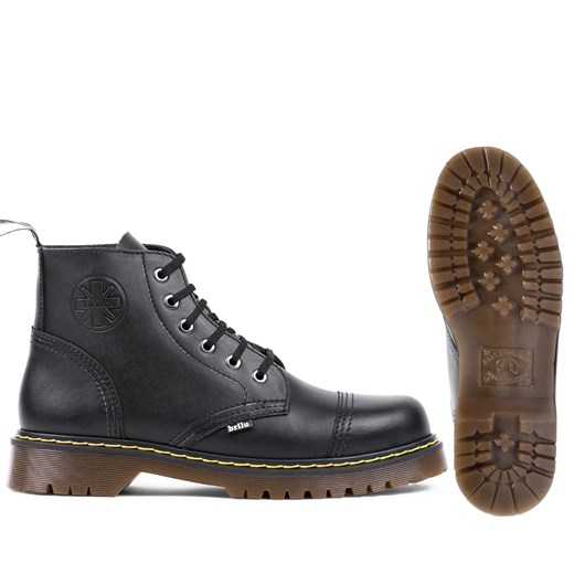 Buty zimowe męskie Brilu sznurowane eleganckie