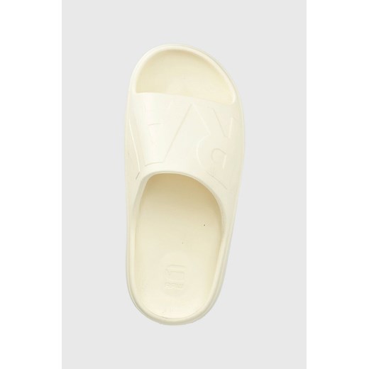 G-Star Raw klapki D Staq damskie kolor beżowy 2241041202.OFWHT 38 promocja ANSWEAR.com