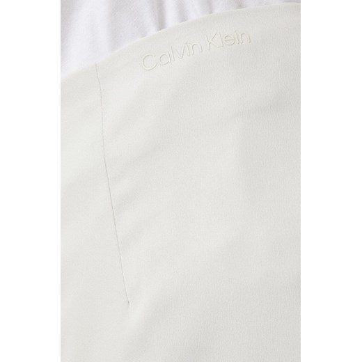 Calvin Klein spódnica kolor beżowy mini prosta Calvin Klein 36 okazja ANSWEAR.com