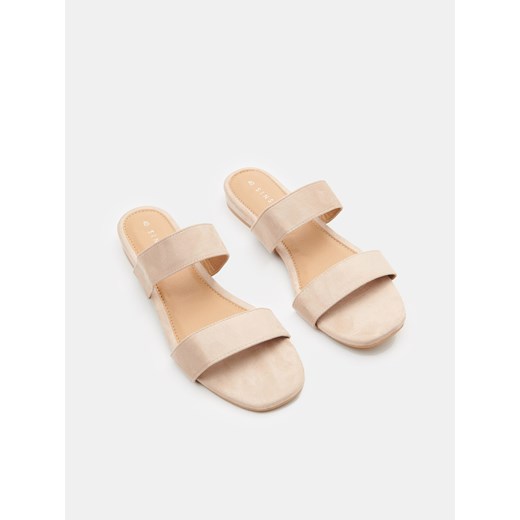 Sinsay - Klapki - Beżowy Sinsay 38 Sinsay