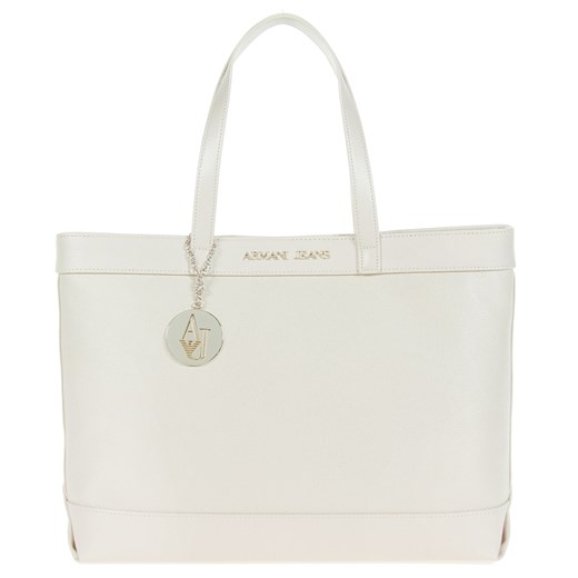 TOREBKA ARMANI JEANS DONNA A5270 U5 1D DONNA PVC PLASTICA BORSA SHOPPING BIANCO riccardo bialy miękkie
