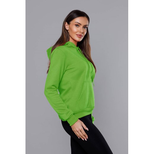 Damska bluza dresowa zielona (w02-70) ze sklepu goodlookin.pl w kategorii Bluzy damskie - zdjęcie 160407354