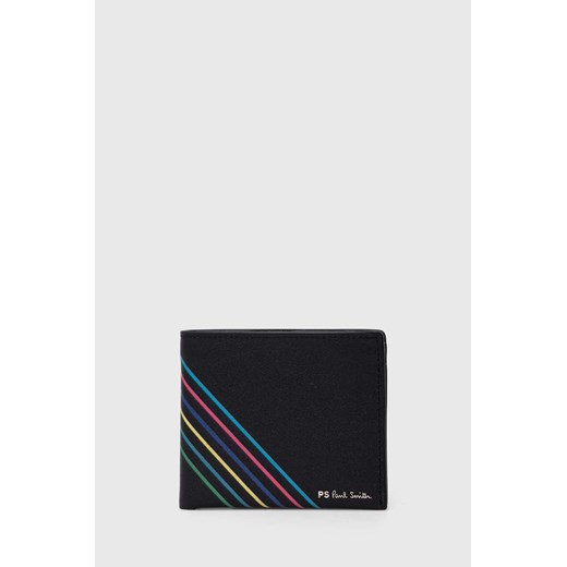 PS Paul Smith portfel skórzany męski kolor czarny Ps Paul Smith ONE ANSWEAR.com