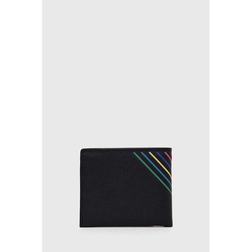 PS Paul Smith portfel skórzany męski kolor czarny Ps Paul Smith ONE ANSWEAR.com
