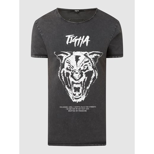 T-shirt z efektem sprania model ‘Angry Wren’ Tigha XXL Peek&Cloppenburg  wyprzedaż