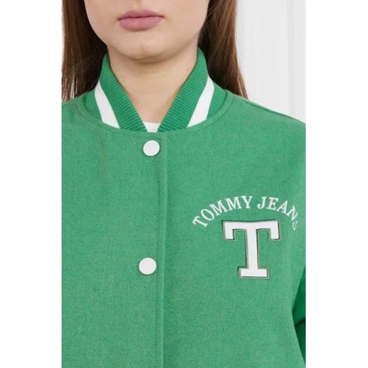Tommy Jeans Kurtka bomber | Regular Fit | z dodatkiem wełny Tommy Jeans XS Gomez Fashion Store