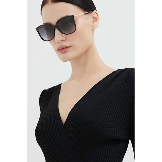 Michael Kors okulary przeciwsłoneczne AVELLINO damskie kolor czarny 0MK2169 ze sklepu ANSWEAR.com w kategorii Okulary przeciwsłoneczne damskie - zdjęcie 160427361