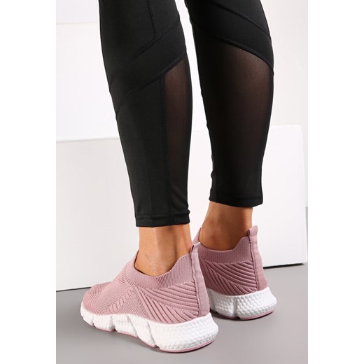 Różowe Amortyzujące Buty Sportowe na Grubej Podeszie Nofah Renee 39 wyprzedaż renee.pl