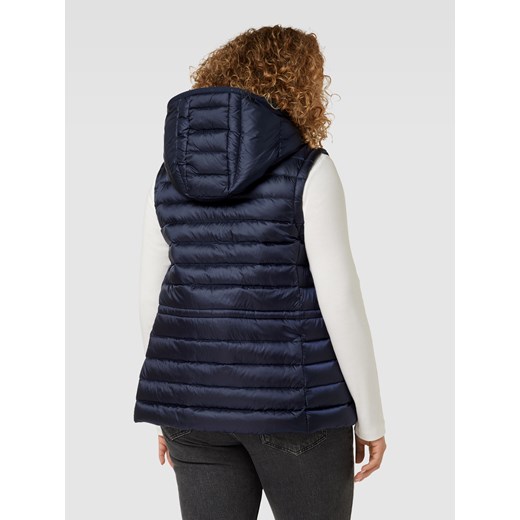 Kamizelka puchowa PLUS SIZE z wyhaftowanym logo model ‘FEMININE’ 50 okazyjna cena Peek&Cloppenburg