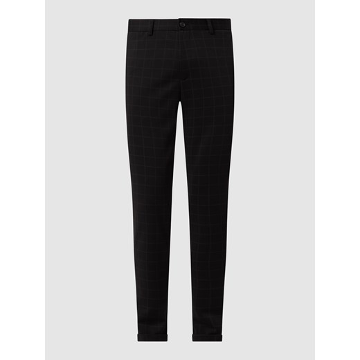 Chinosy skrócone o kroju slim fit z dżerseju XXL wyprzedaż Peek&Cloppenburg