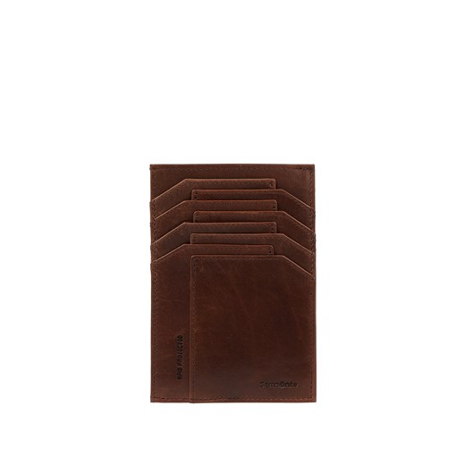 Etui na karty skórzane model ‘Oleo’ – RFID-blocking Samsonite One Size okazja Peek&Cloppenburg