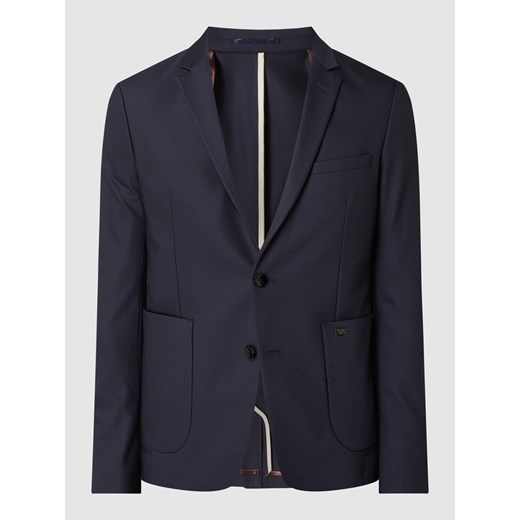 Marynarka zapinana na 2 guziki o kroju slim fit z dodatkiem streczu model Mos Mosh 48 Peek&Cloppenburg