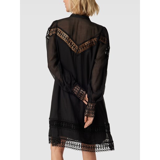 Sukienka koszulowa o długości do kolan z haftem angielskim model ‘ULTRA-DRESS’ Copenhagen Muse L Peek&Cloppenburg 