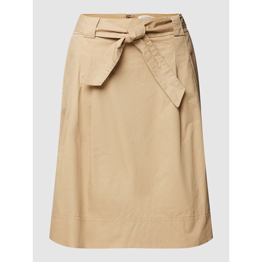 Spódnica midi z wiązanym paskiem ze sklepu Peek&Cloppenburg  w kategorii Spódnice - zdjęcie 160520521