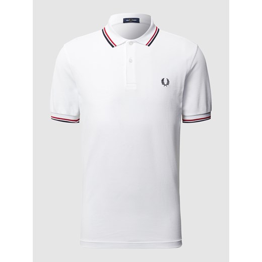 Koszulka polo z brzegami w kontrastowym kolorze Fred Perry XS promocja Peek&Cloppenburg