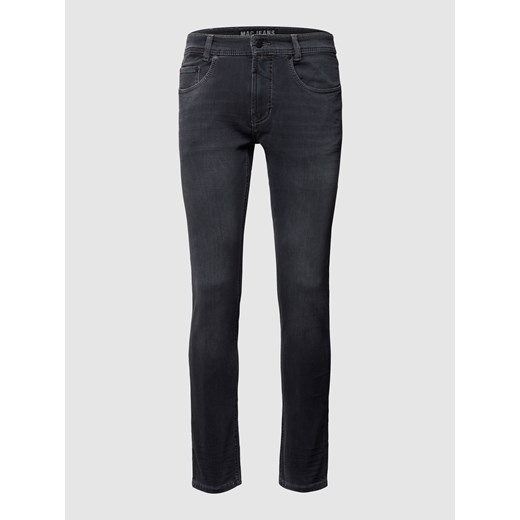 Jeansy o kroju slim fit ze szwami w kontrastowym kolorze Mac 34/34 Peek&Cloppenburg