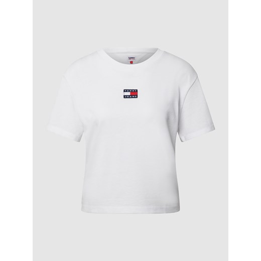 T-shirt z naszywką z logo Tommy Jeans XXS okazyjna cena Peek&Cloppenburg 