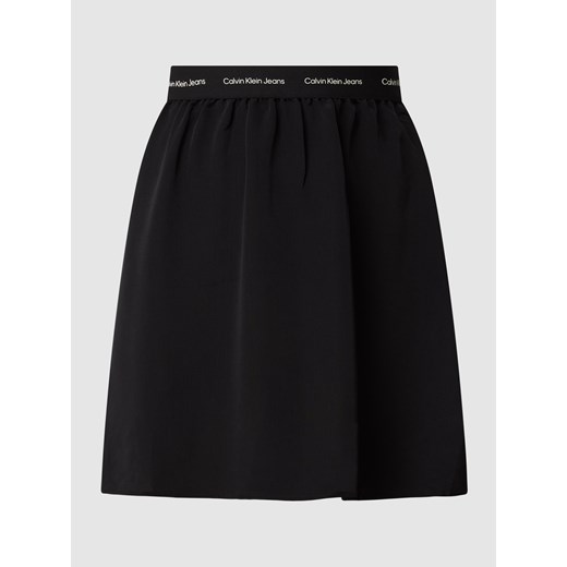 Spódnica mini z elastycznym pasem z logo L promocja Peek&Cloppenburg