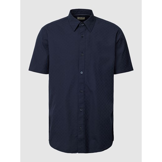 Koszula casualowa o kroju slim fit z fakturowanym wzorem model ‘DOBBY’ Esprit XL Peek&Cloppenburg