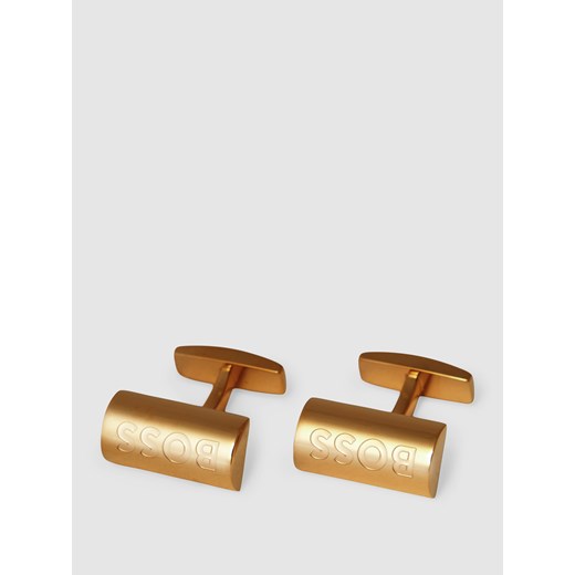 Spinki do mankietów z detalami z logo model ‘GOLD’ One Size Peek&Cloppenburg 