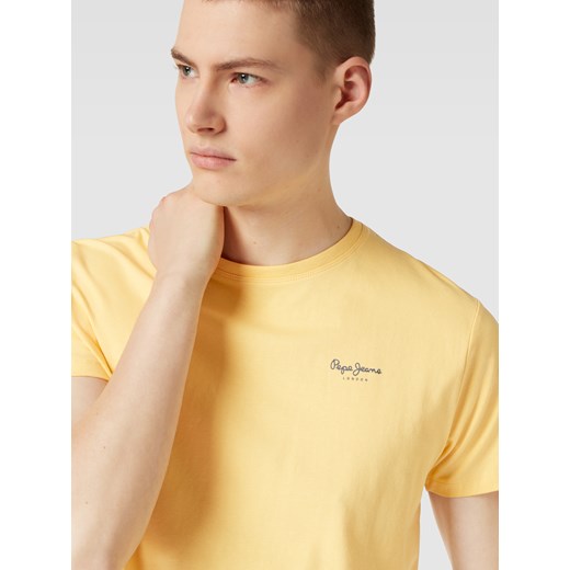 T-shirt z nadrukiem z logo model ‘JACK’ Pepe Jeans XL Peek&Cloppenburg 
