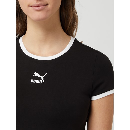 T-shirt o kroju classic fit z dodatkiem streczu XS wyprzedaż Peek&Cloppenburg 