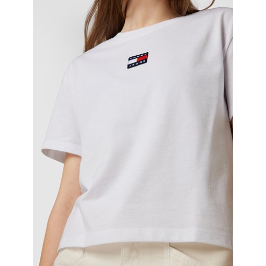 T-shirt z naszywką z logo Tommy Jeans XS Peek&Cloppenburg  promocja