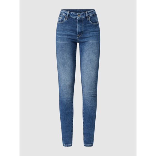 Jeansy z wysokim stanem o kroju skinny fit z dodatkiem streczu model ‘Regent’ Pepe Jeans 26/32 Peek&Cloppenburg 