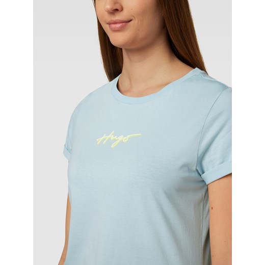 T-shirt z nadrukiem z logo model ‘Slim’ XS wyprzedaż Peek&Cloppenburg