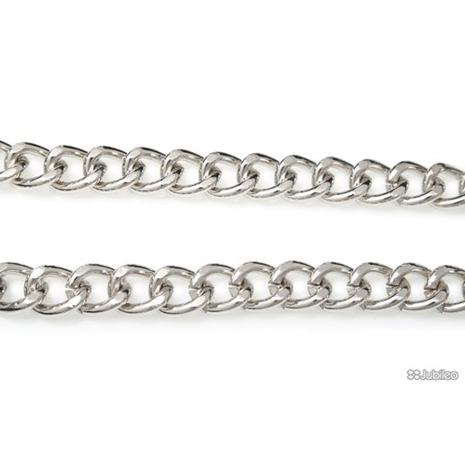 MĘSKI ŁAŃCUCH PANCERKA kolor srebrny łańcuszek jubileo-pl szary metal