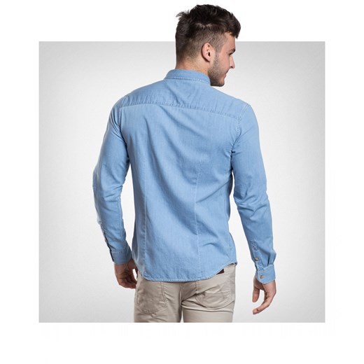 Odzież - Wrangler bluestilo-com niebieski dopasowane