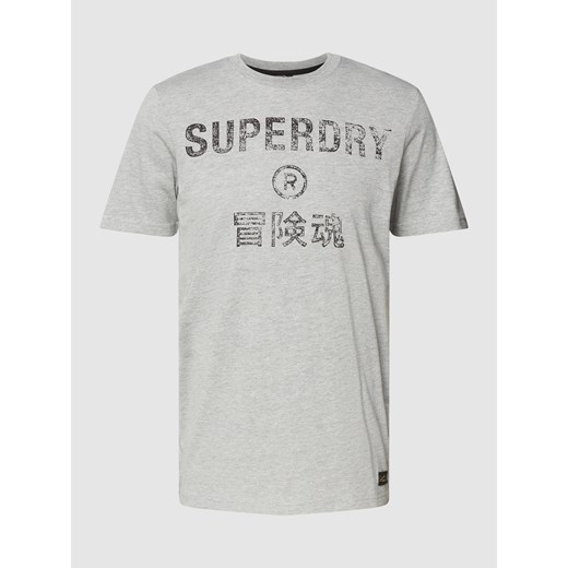 T-shirt z nadrukiem z logo Superdry XXL Peek&Cloppenburg  okazja