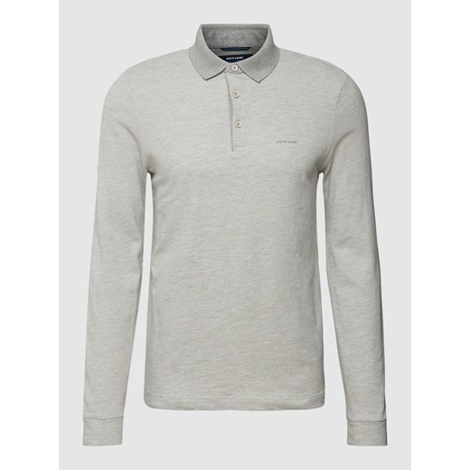Koszulka polo o kroju slim fit z fakturowanym wzorem Pierre Cardin XXL Peek&Cloppenburg