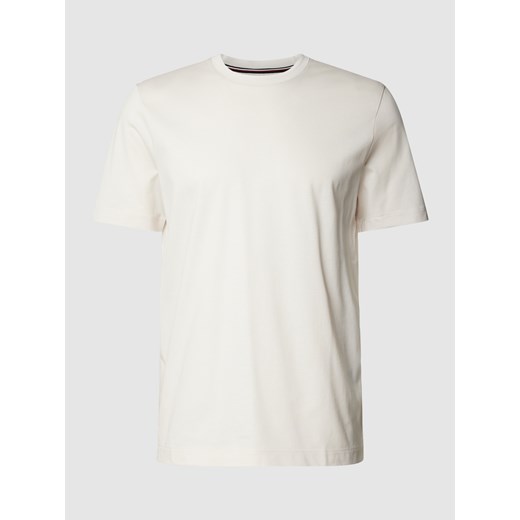 T-shirt z bawełny z okrągłym dekoltem model ‘MERCERIZED’ Tommy Hilfiger XL okazja Peek&Cloppenburg 