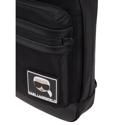 Torba na ramię z dodatkiem skóry Karl Lagerfeld One Size wyprzedaż Peek&Cloppenburg
