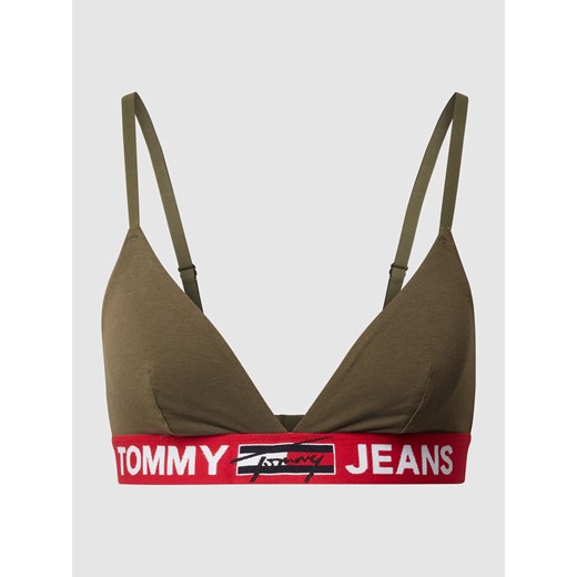 Biustonosz z elastycznym paskiem z logo Tommy Jeans XS Peek&Cloppenburg 