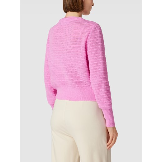 Sweter z dzianiny z fakturowanym wzorem model ‘PLENTY’ Vero Moda XS Peek&Cloppenburg 