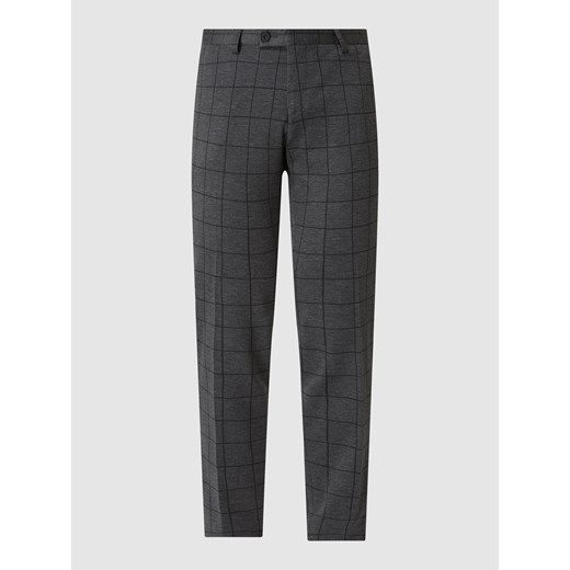 Spodnie do garnituru o kroju extra slim fit z dodatkiem streczu model ‘Nanno’ Digel 56 Peek&Cloppenburg